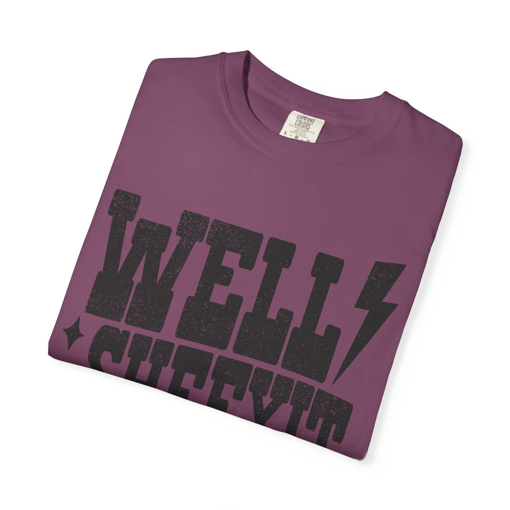 Well Sheeyit T-Shirt — Rustic Vintage Graphic Tee with Lightning Bolt