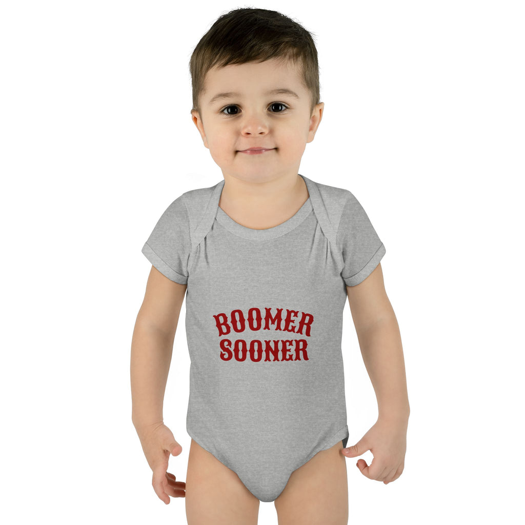 Boomer Sooner Infant Bodysuit - Baby OU Sooners Football Onesie