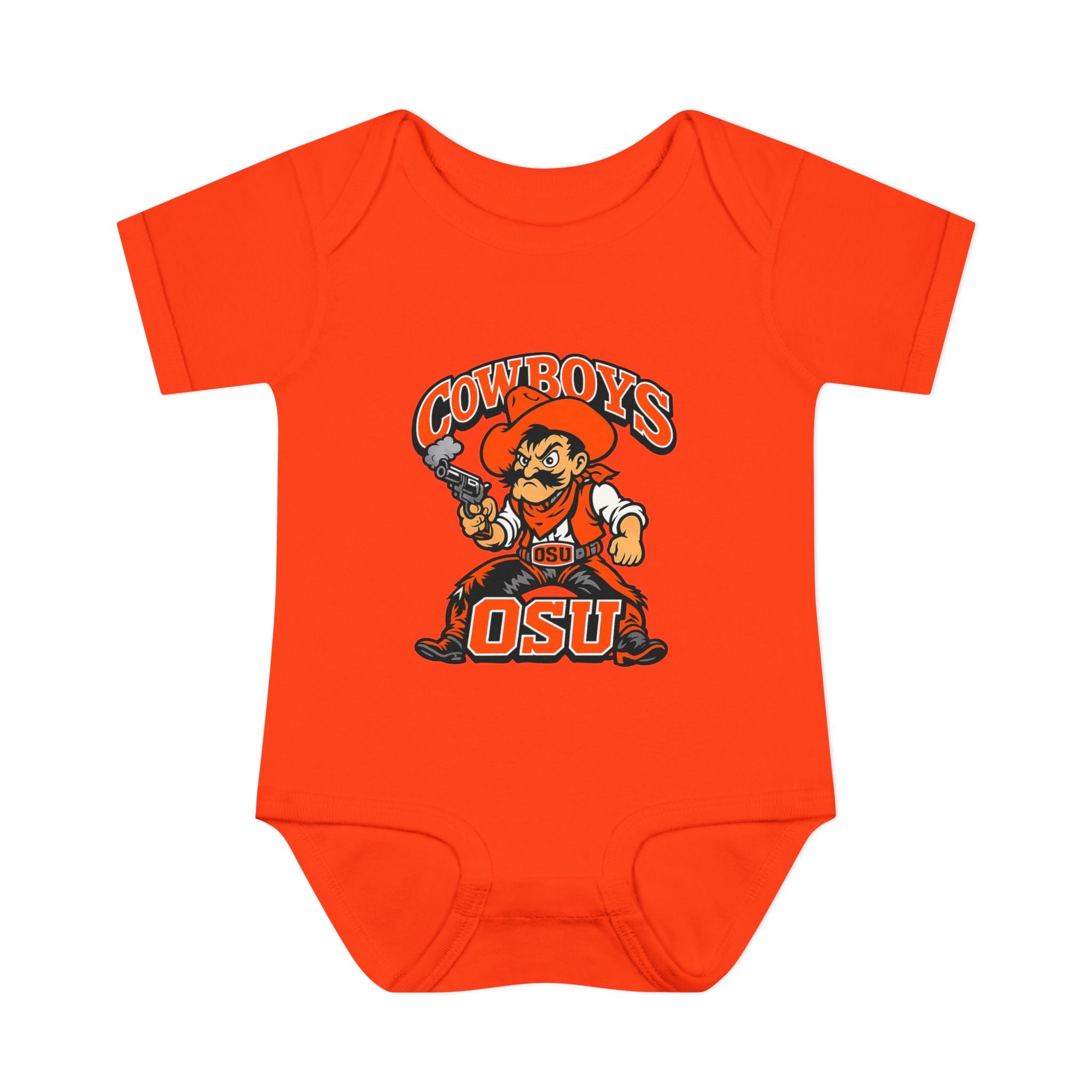 OSU Cowboys Infant Bodysuit – Baby Cowboy Mascot Onesie