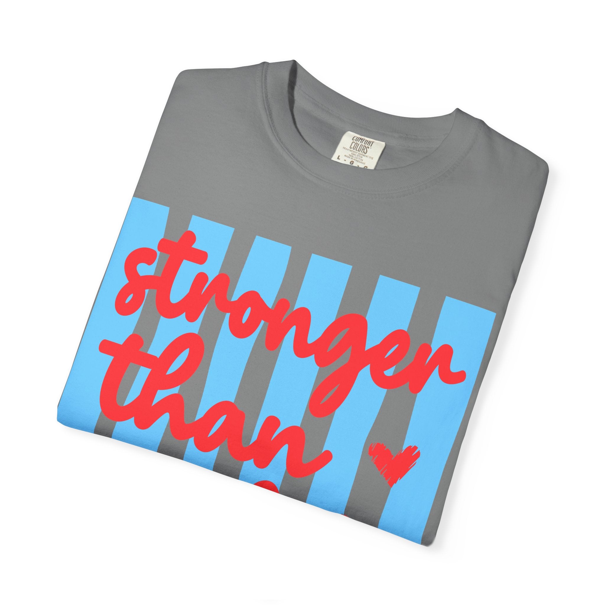 Stronger Than the Storm T-Shirt — Inspirational Heart Graphic Tee