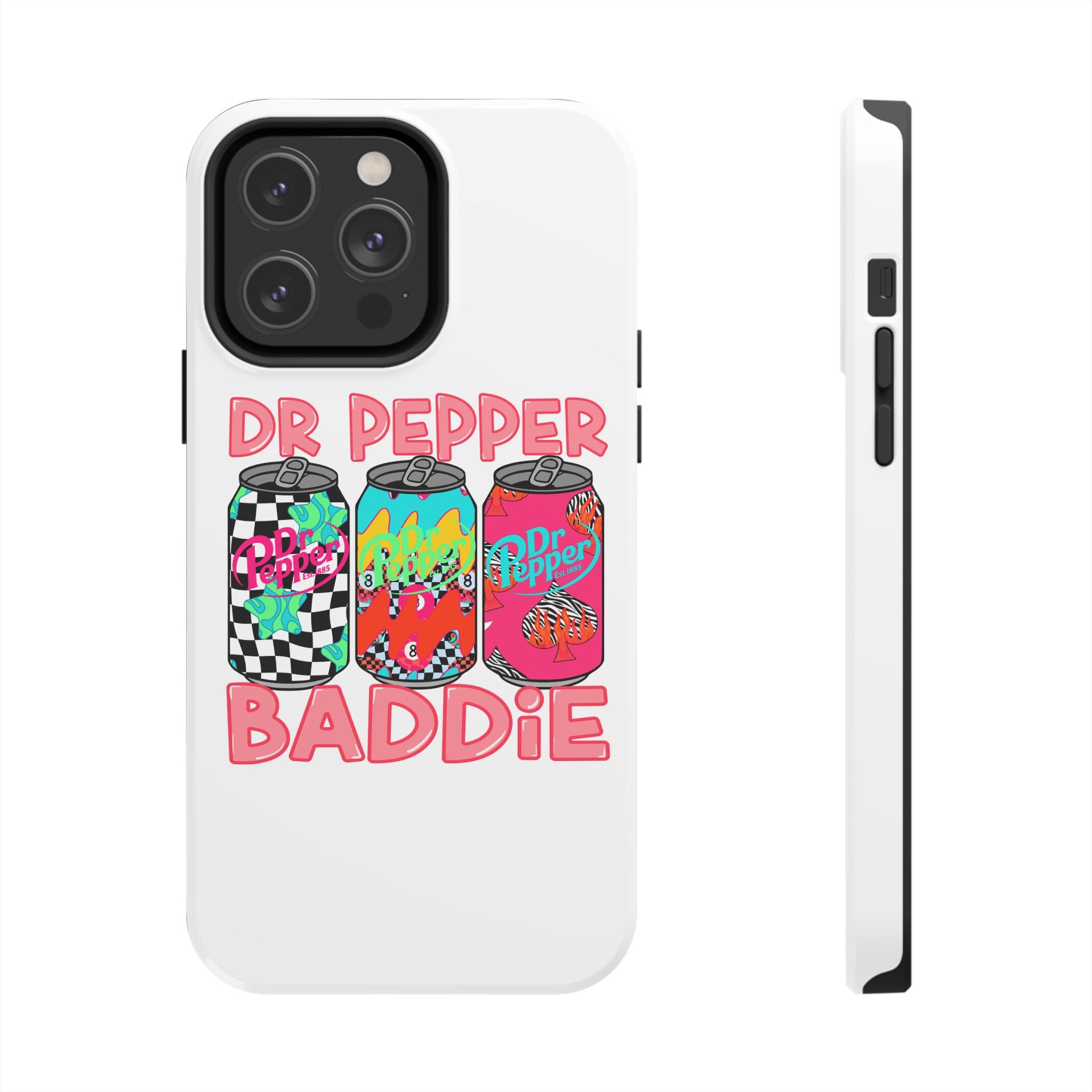 Dr Pepper Baddie Tough Phone Case — Retro Pop Soda Can Design