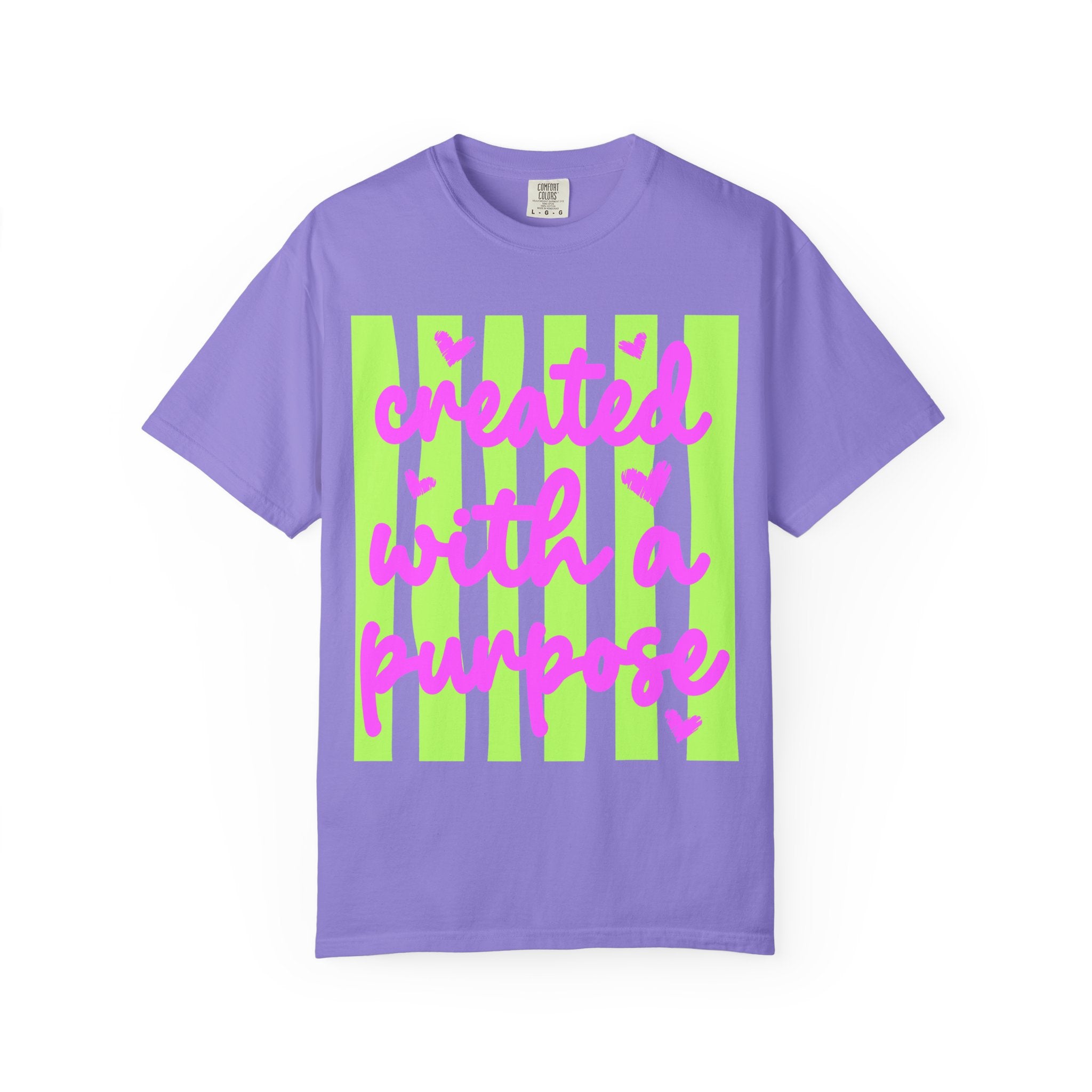 Created With a Purpose T-Shirt — Inspirational Graphic Tee