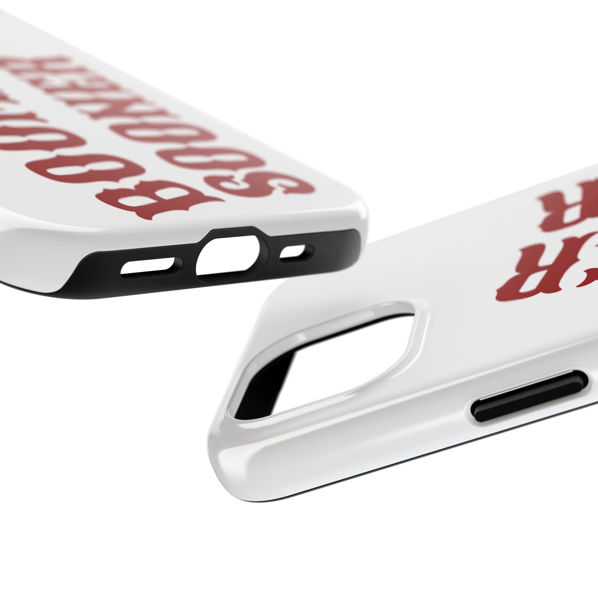 Boomer Sooner Tough Phone Case — Oklahoma Crimson Retro Text Protective Cover