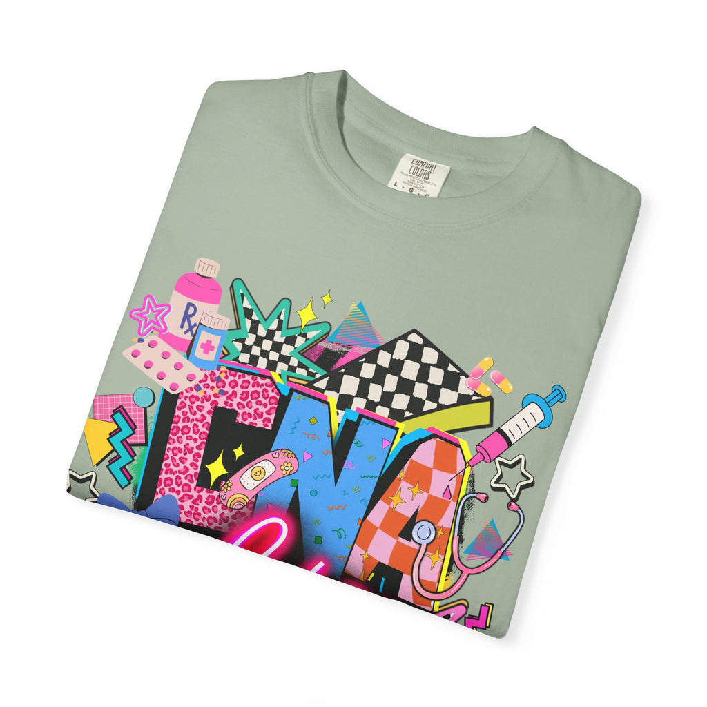 DNF Life Graphic T-Shirt — Retro Neon Skate Streetwear