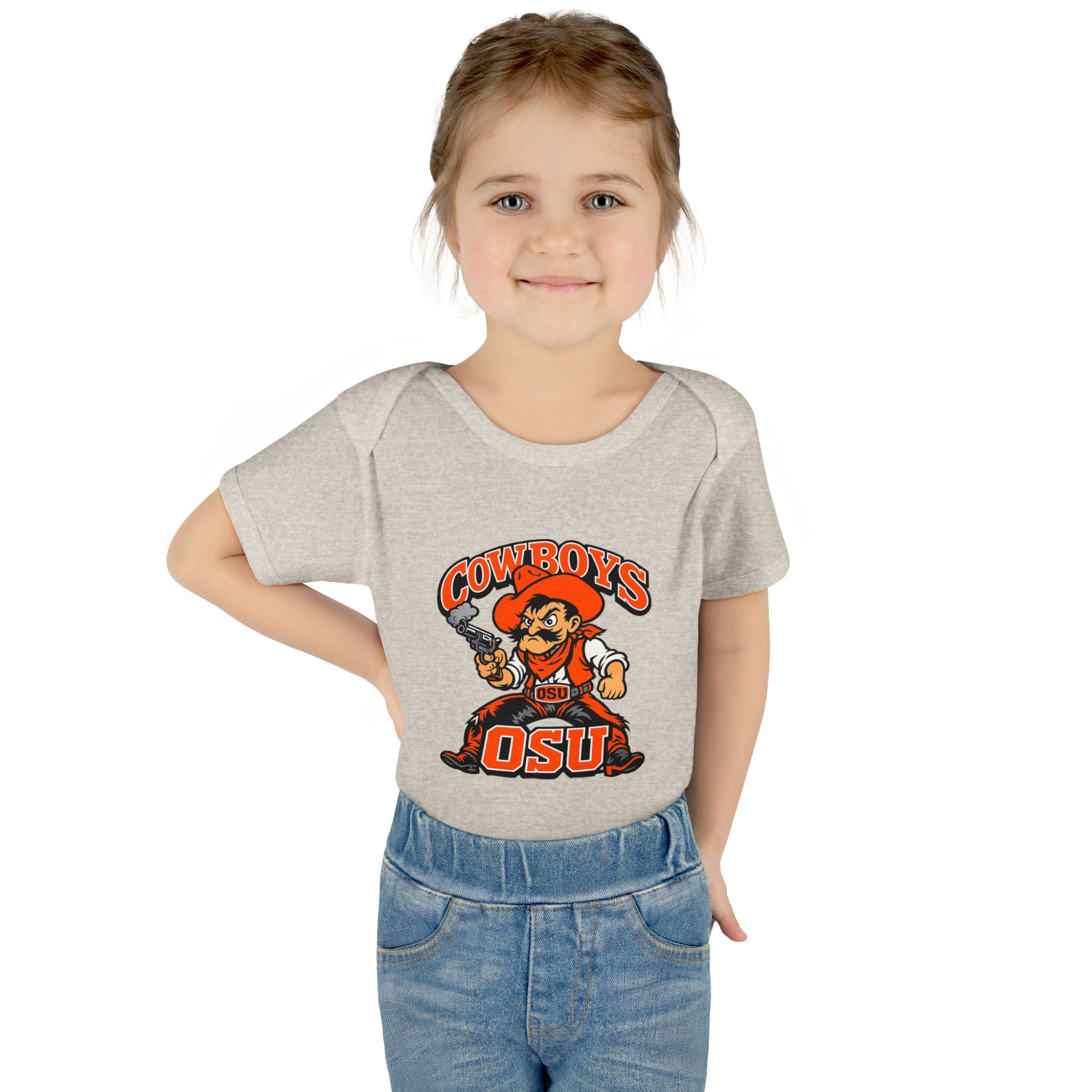 OSU Cowboys Infant Bodysuit – Baby Cowboy Mascot Onesie