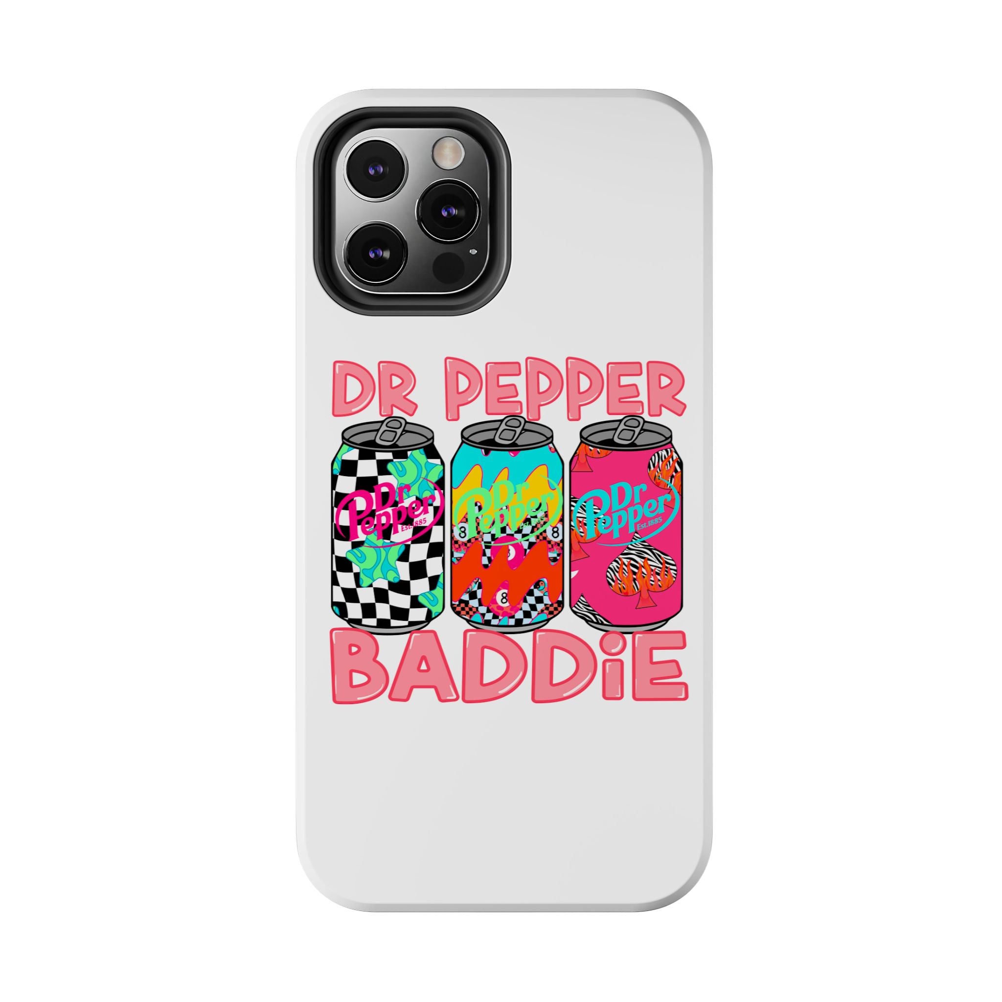 Dr Pepper Baddie Tough Phone Case — Retro Pop Soda Can Design