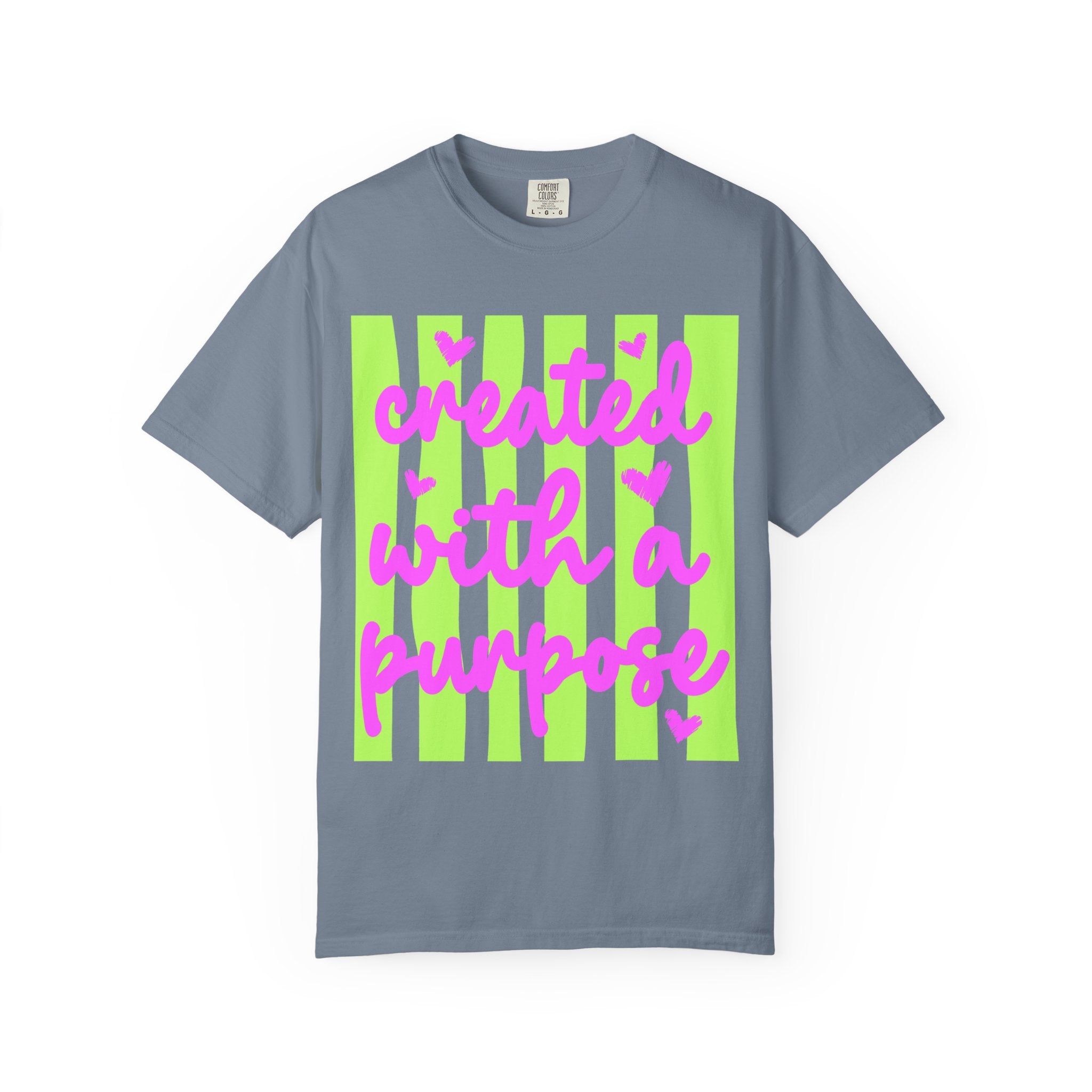 Created With a Purpose T-Shirt — Inspirational Graphic Tee