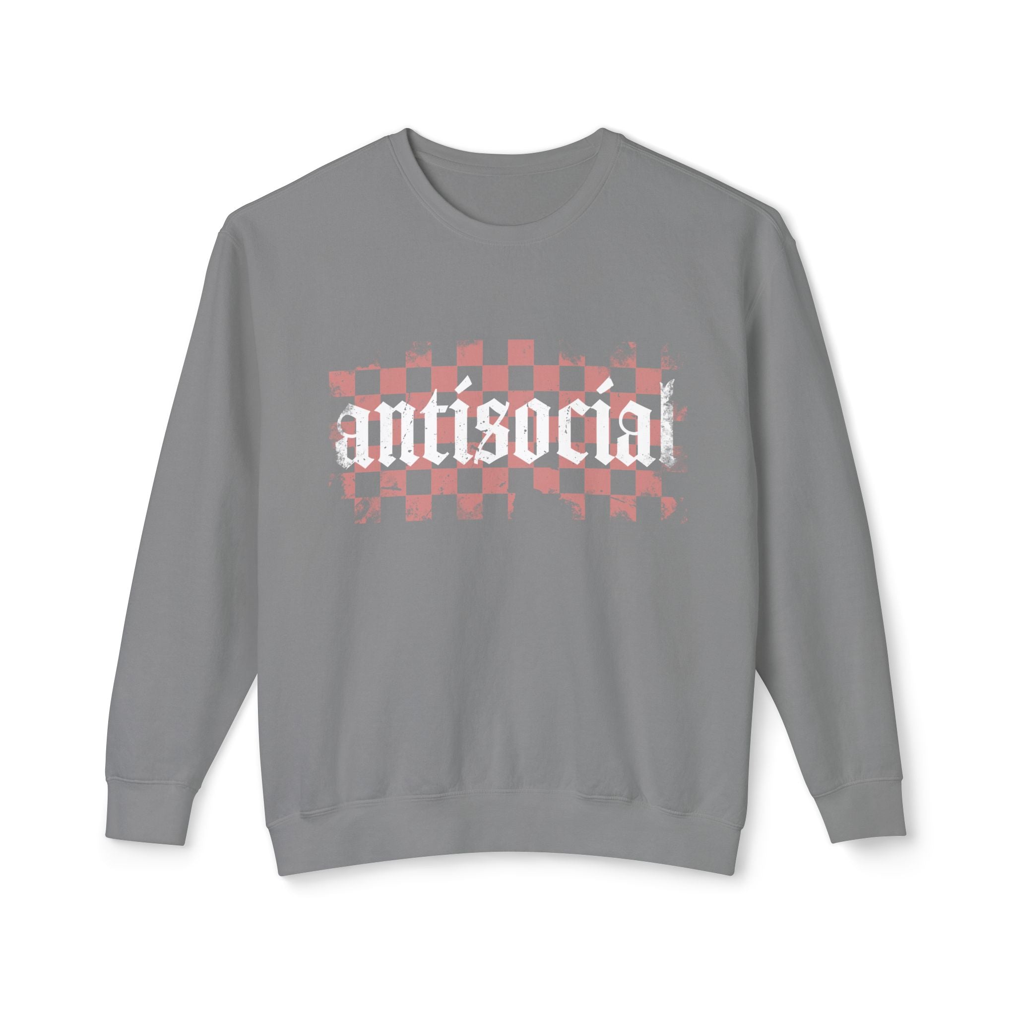Antisocial Checkerboard Crewneck Sweatshirt