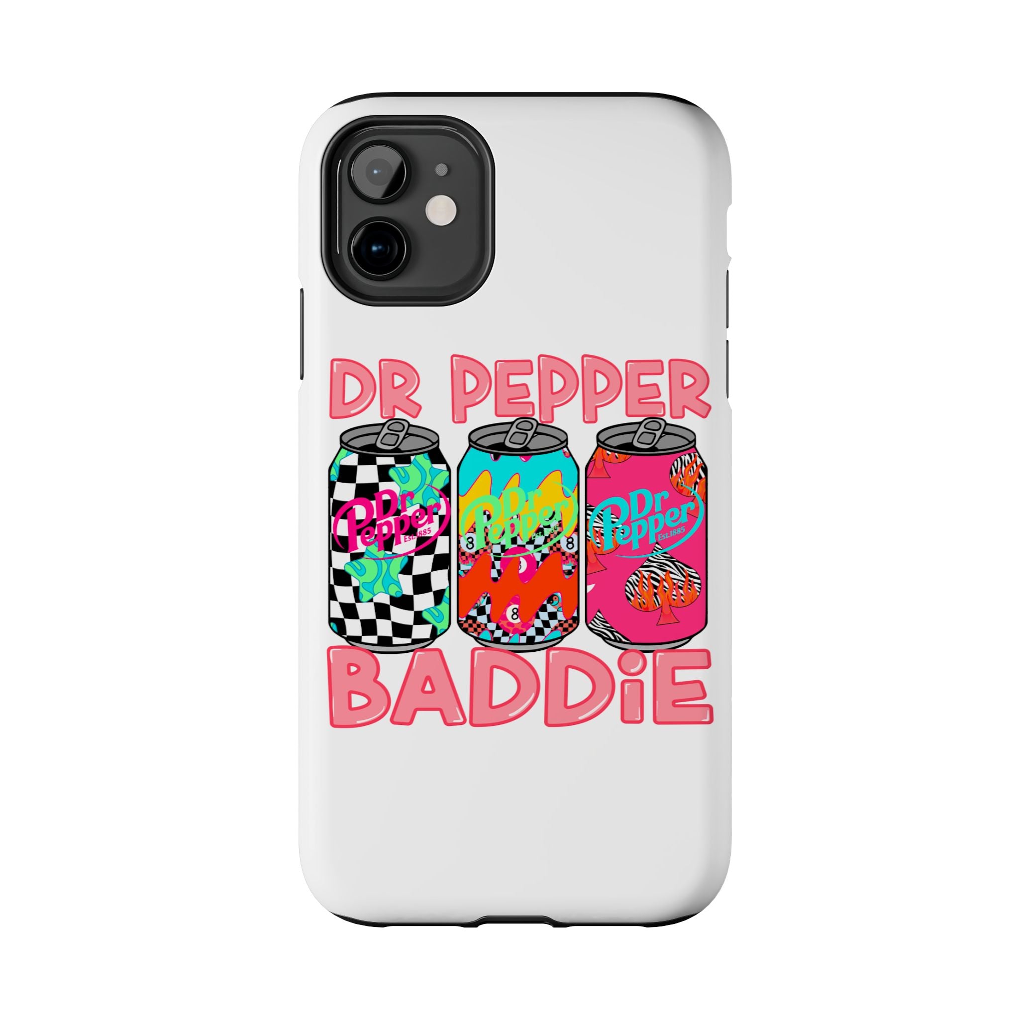 Dr Pepper Baddie Tough Phone Case — Retro Pop Soda Can Design