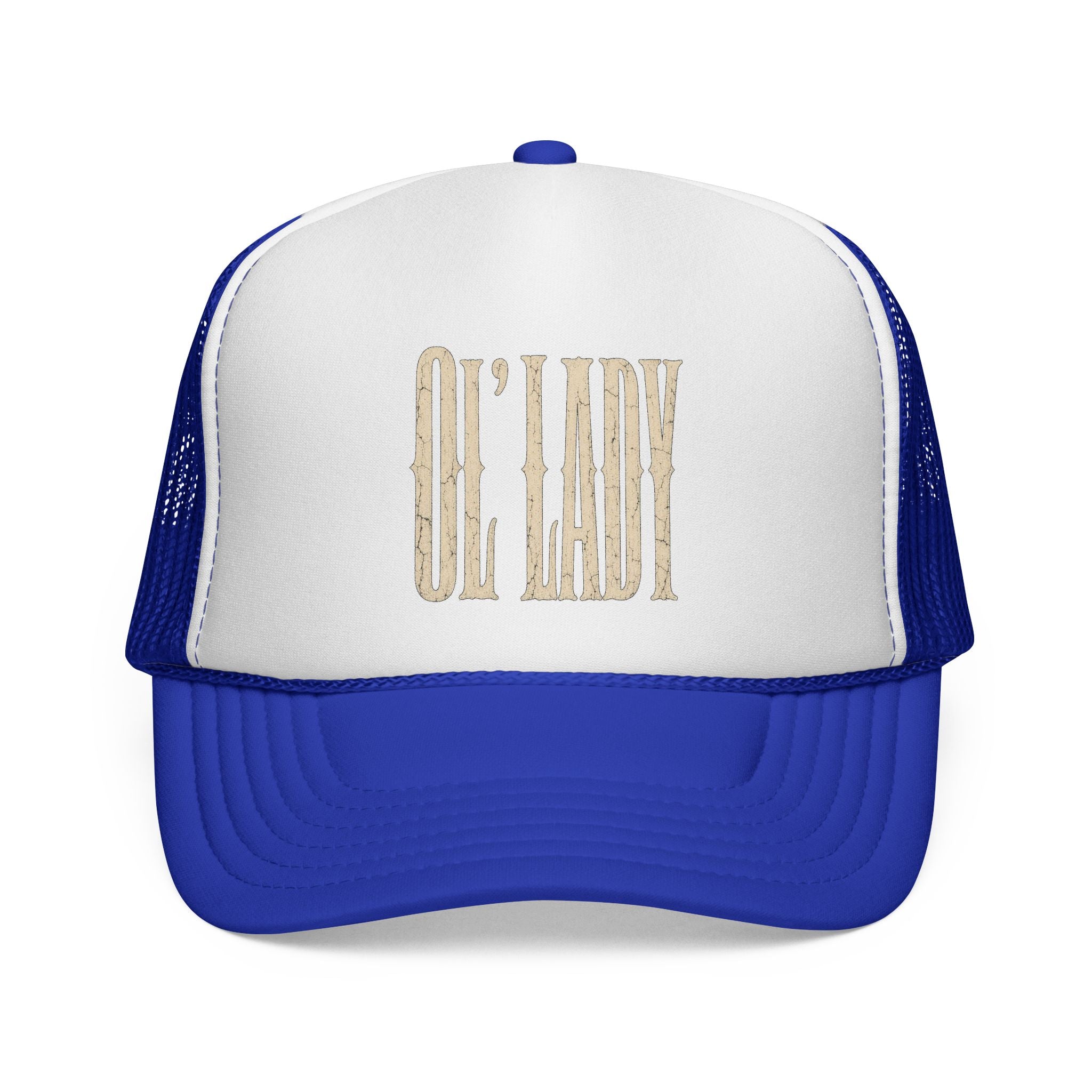 Trucker Cap — "Oh Lady" Vintage Script Mesh Hat