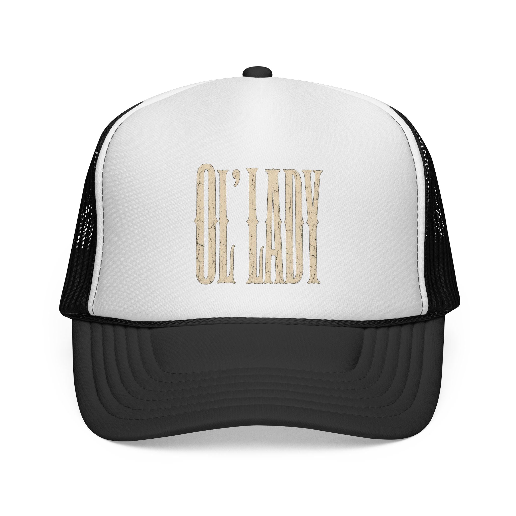 Trucker Cap — "Oh Lady" Vintage Script Mesh Hat