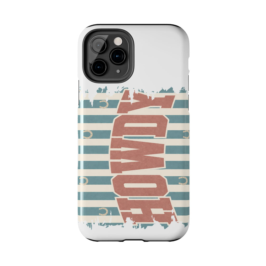 Vintage 'LOVE' Striped Tough Phone Case