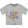 Kindness Over Coolness Youth T‑Shirt — Colorful Retro Kids Tee