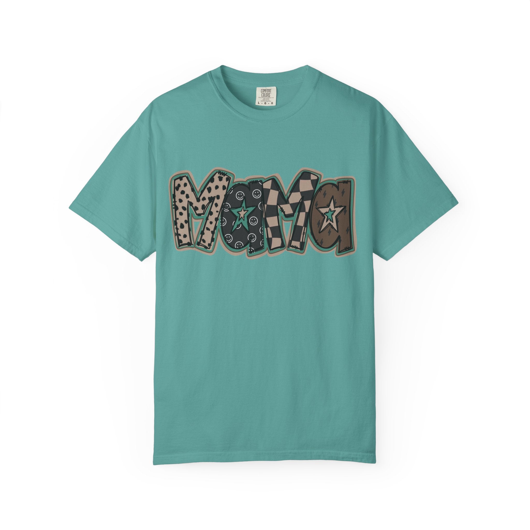 Vegan Retro Graffiti T‑Shirt — Vintage Bandana Pattern Tee