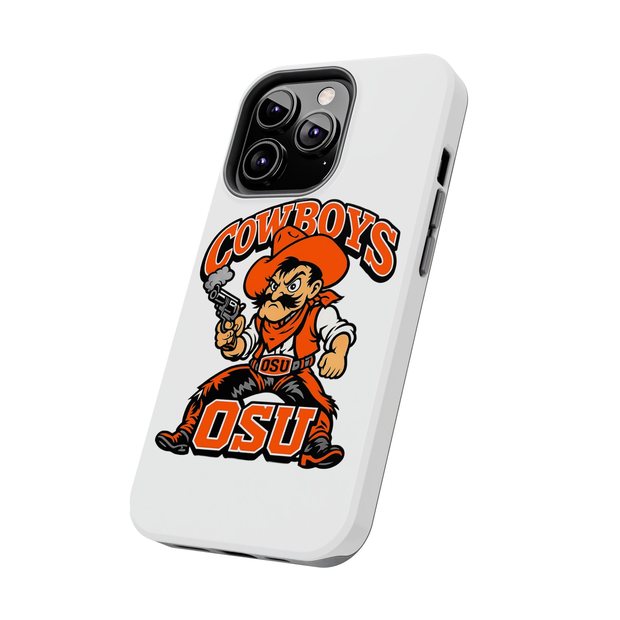 OSU Cowboys Tough Phone Case — Retro Mascot Protective Cover