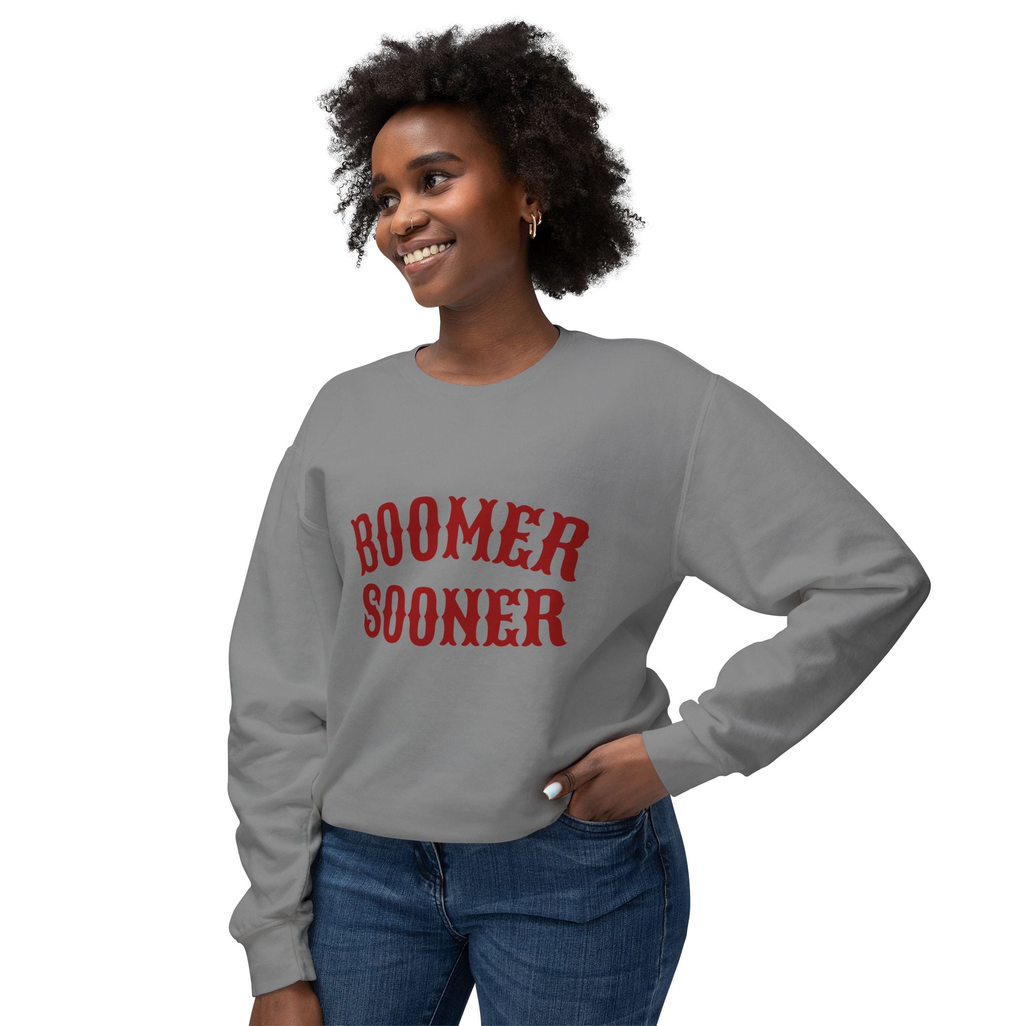 Boomer Sooner Crewneck Sweatshirt — OU Game Day Sweater