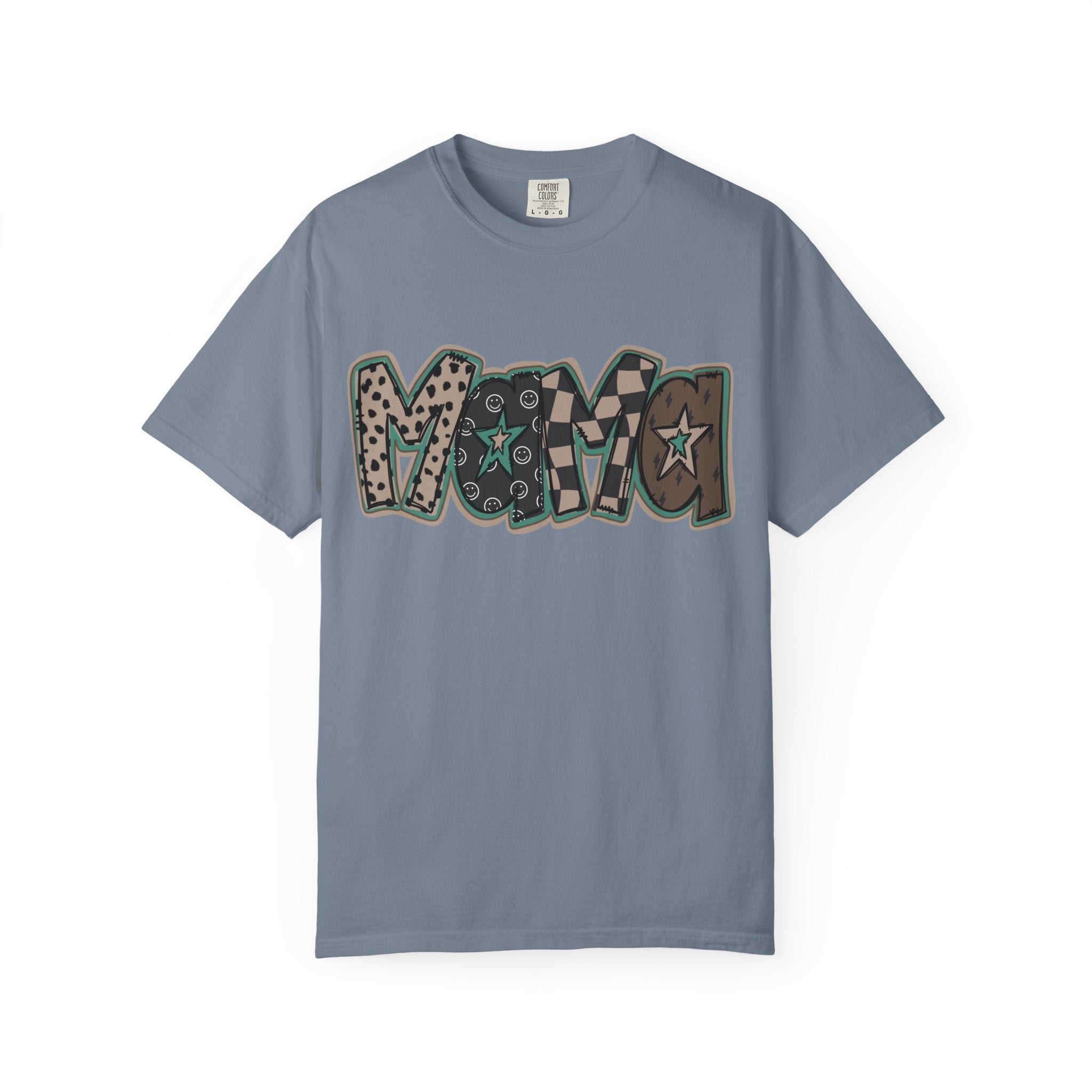Vegan Retro Graffiti T‑Shirt — Vintage Bandana Pattern Tee