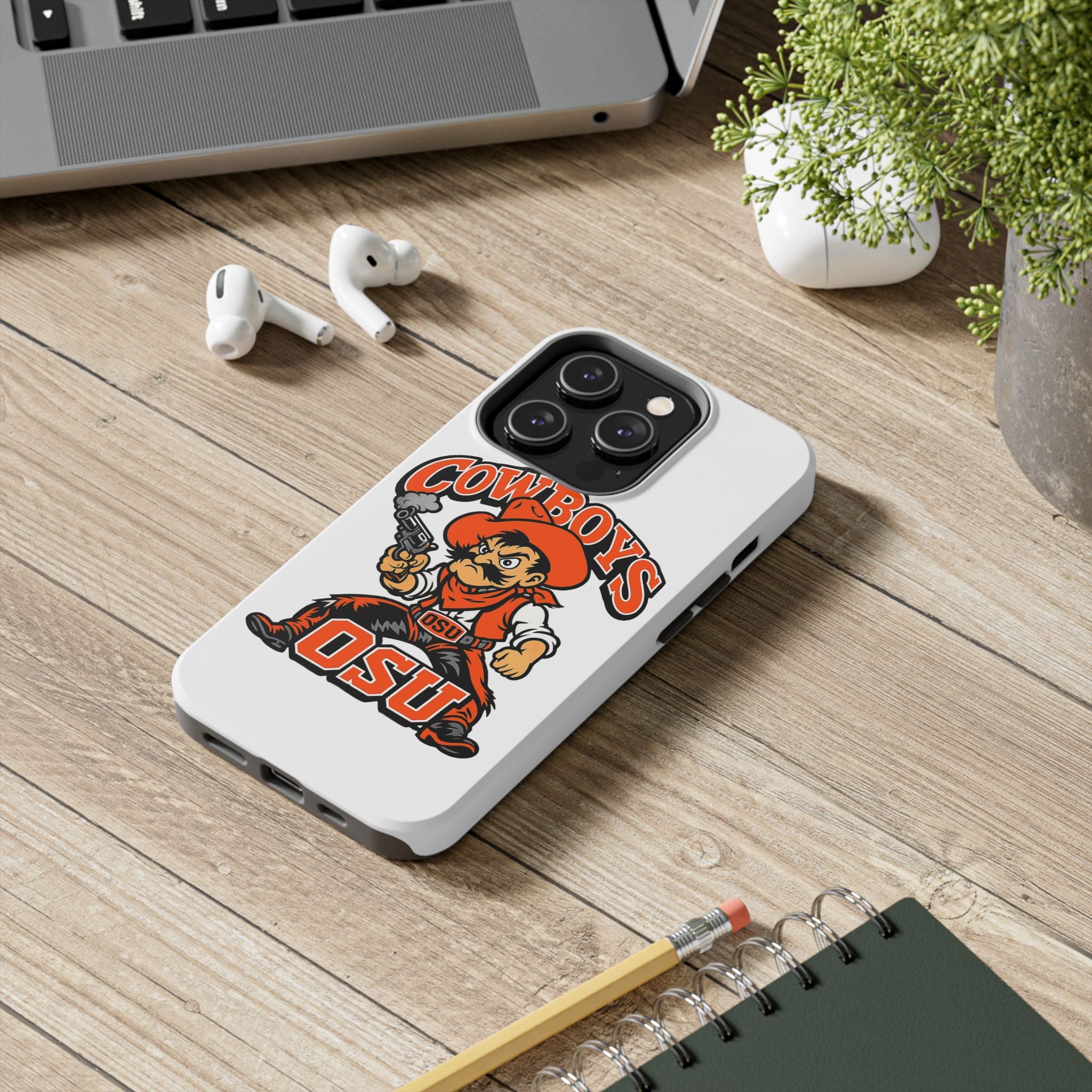 OSU Cowboys Tough Phone Case — Retro Mascot Protective Cover
