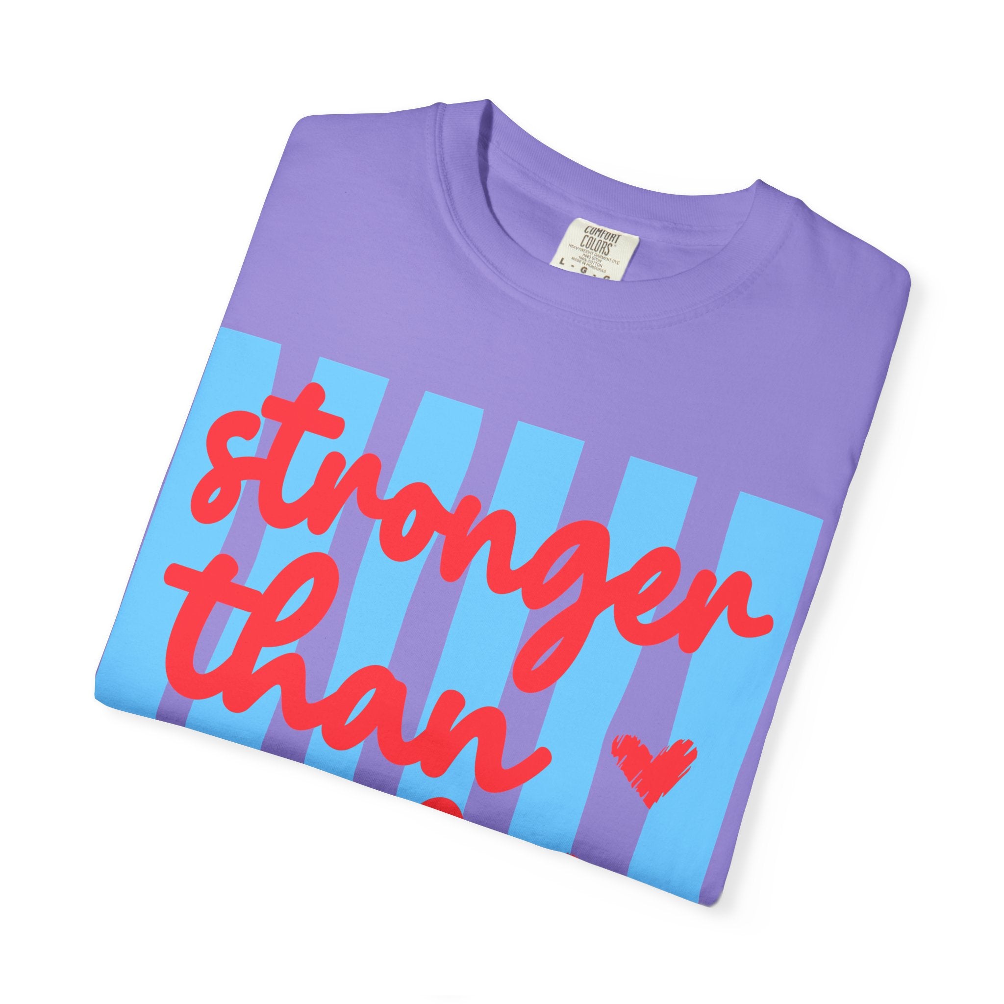 Stronger Than the Storm T-Shirt — Inspirational Heart Graphic Tee