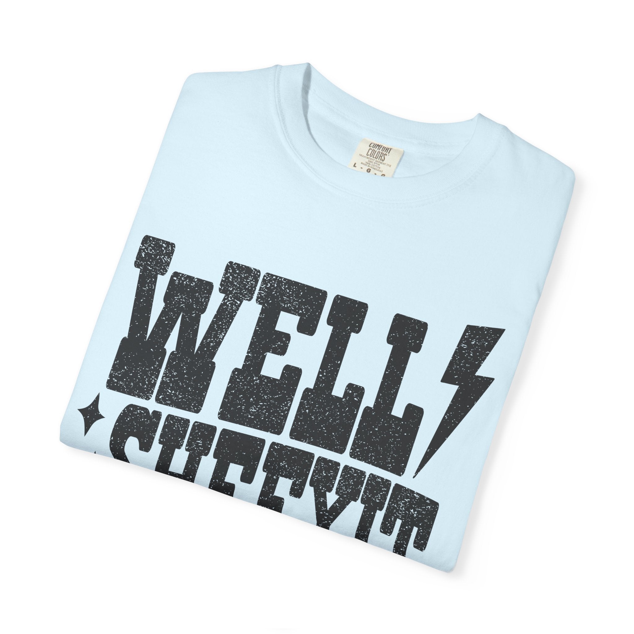 Well Sheeyit T-Shirt — Rustic Vintage Graphic Tee with Lightning Bolt