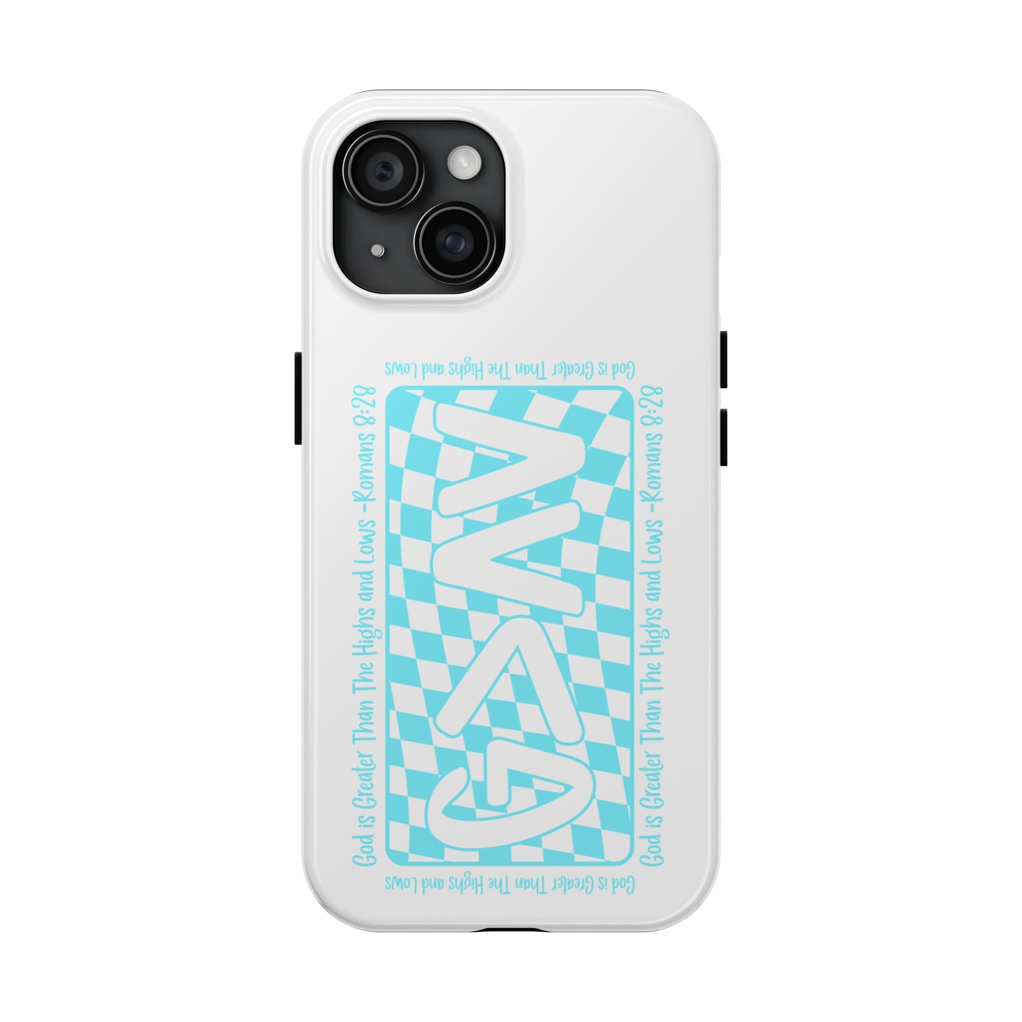 GAY Checkerboard Tough Phone Case — Pride Protective Phone Cover
