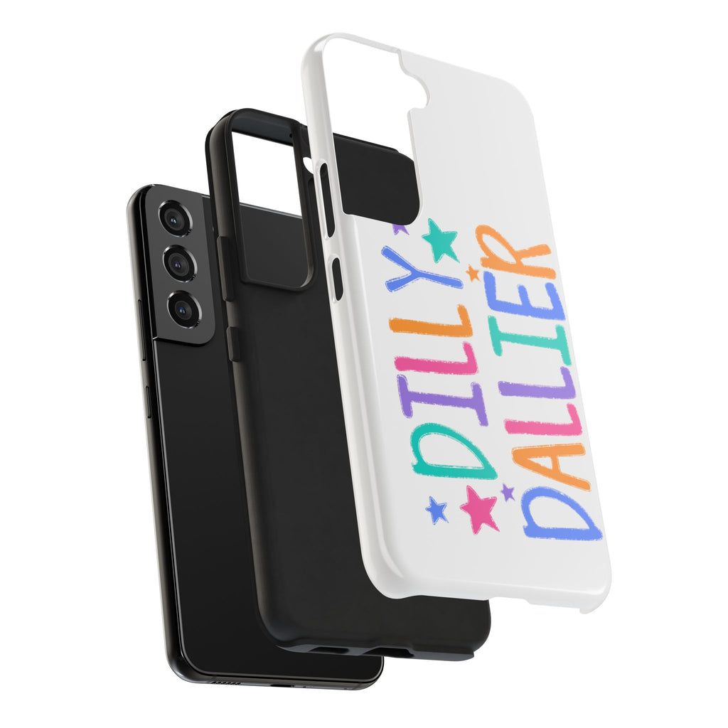 Dilly Dallier Colorful Tough Phone Case — Fun Pastel Stars Protective Cover