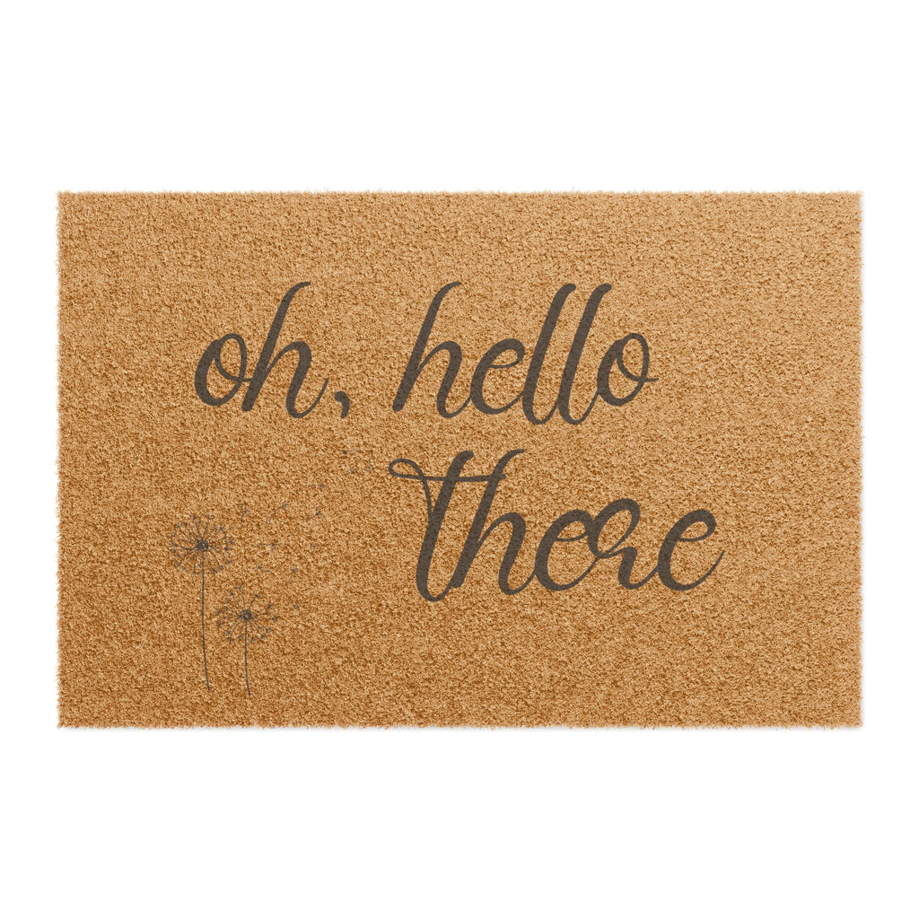 Oh, Hello There Doormat — Rustic Welcome Coir Door Mat