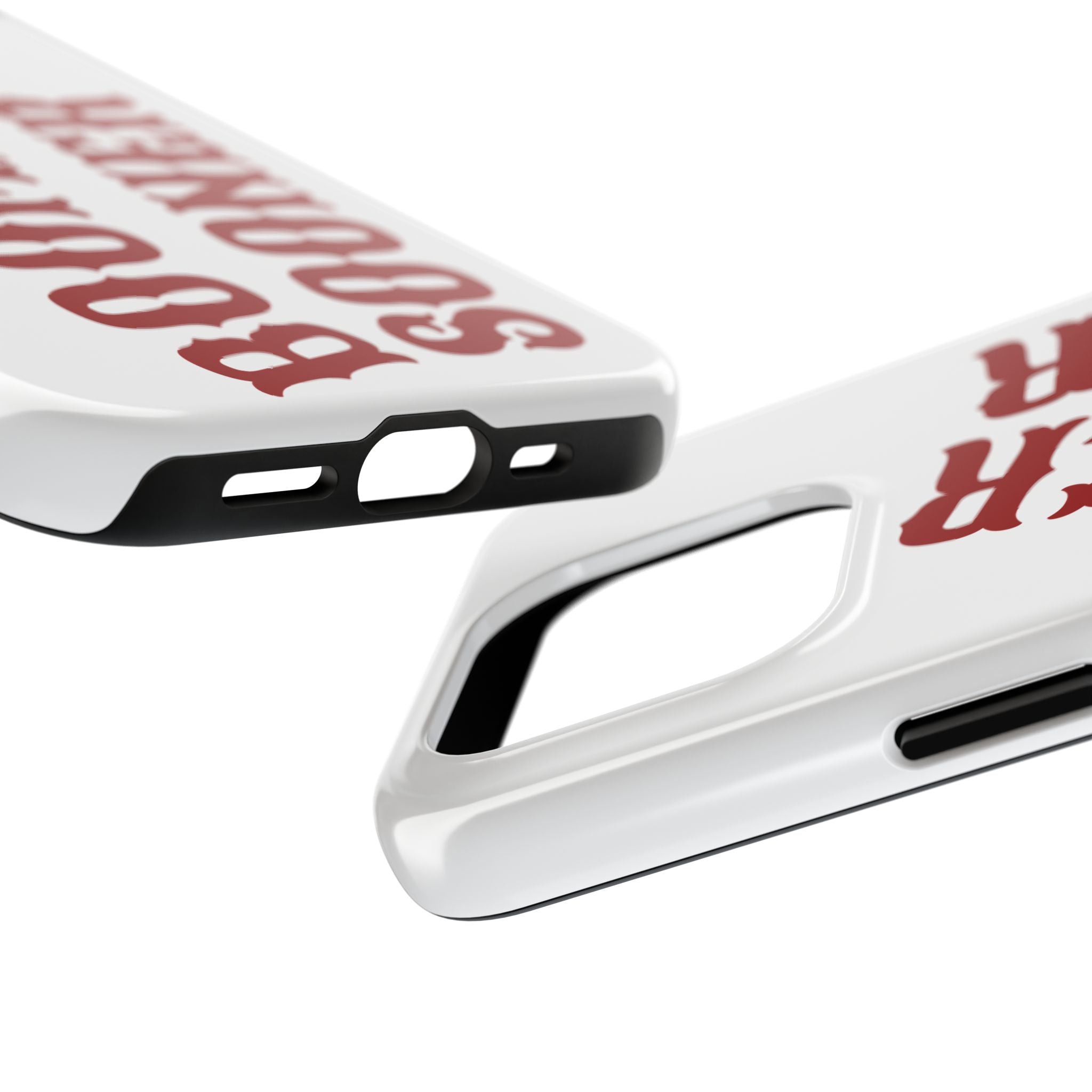 Boomer Sooner Tough Phone Case — Oklahoma Crimson Retro Text Protective Cover